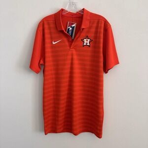 Nike Houston Astros MLB Authentic Collection Dri-Fit Polo Shirt Men's Small NWT